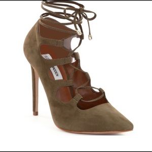 Steve Madden Keenton Olive Pointed toe dress heel